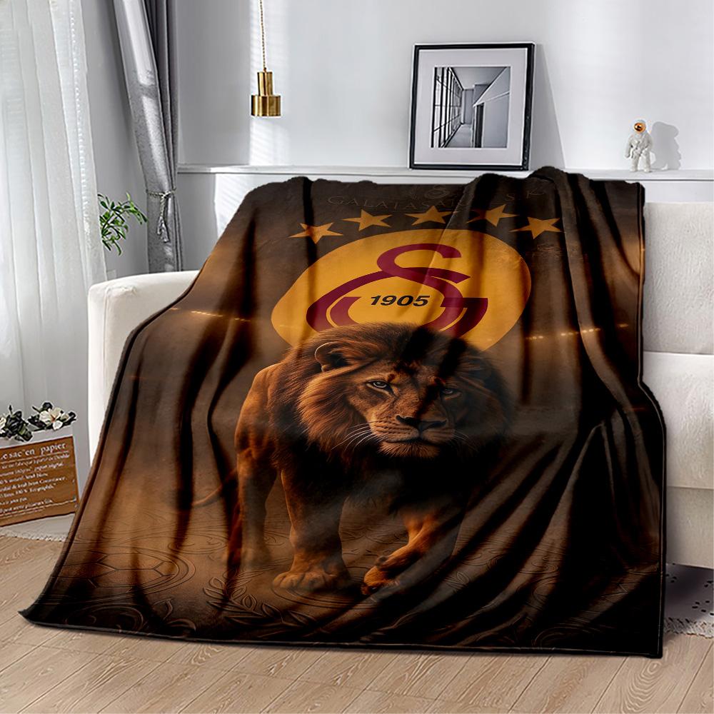 Galatasaray 220 Blanket Durable Comfort Suitable for Bedding Chair Couch Four Seasons Universal Digital Print