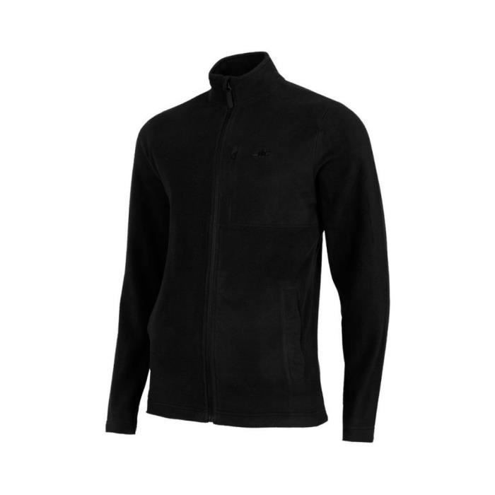 Sweat - 4F - PLM352 - Noir - Manches longues - Col capuche