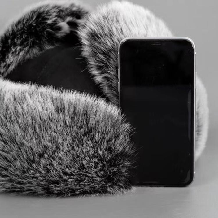 Adult Furry Trapper Hat with Earflaps Winter Warm Thicken Ear Flaps Hat Windproof Winter Hunting Coldproof Cycling Hat