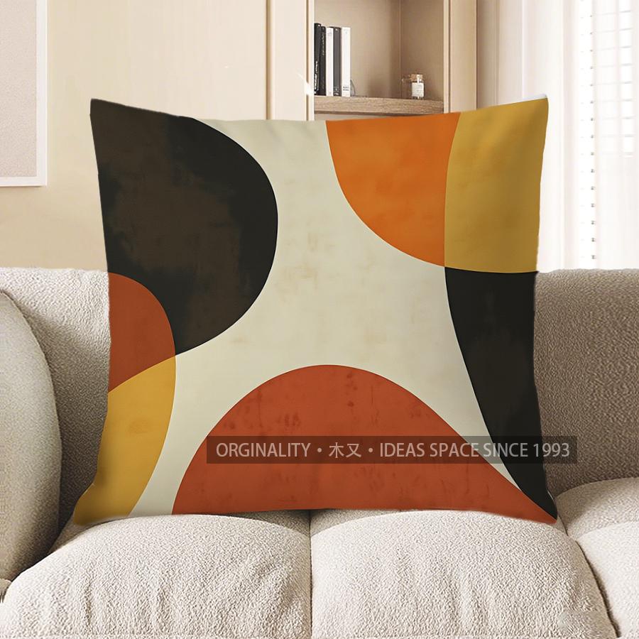 Home Decor Modern Geometric Pattern Decorative Pillow Cover Pattern Cushion Cover Suitable For Sofa Bedroom Car Pillow Cover