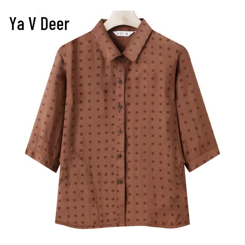Yalu Women s Floral Pure Cotton Summer Blouse XL