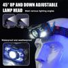 Rechargeable motion sensor headlamp LED Flashlight Work Mini Headlamps USB Portable Outdoor For Camping Light Running flashlight