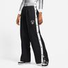 Nike Ambush X NBA Nets Double Waist Snap Button Loose Sports Pants For Spring Women Bottoms Black DB9571-010