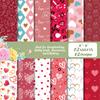 Big Sale/Bag Valentine's Day Red Love Hand Account Material Paper DIY Album Clip Paper Background Paper