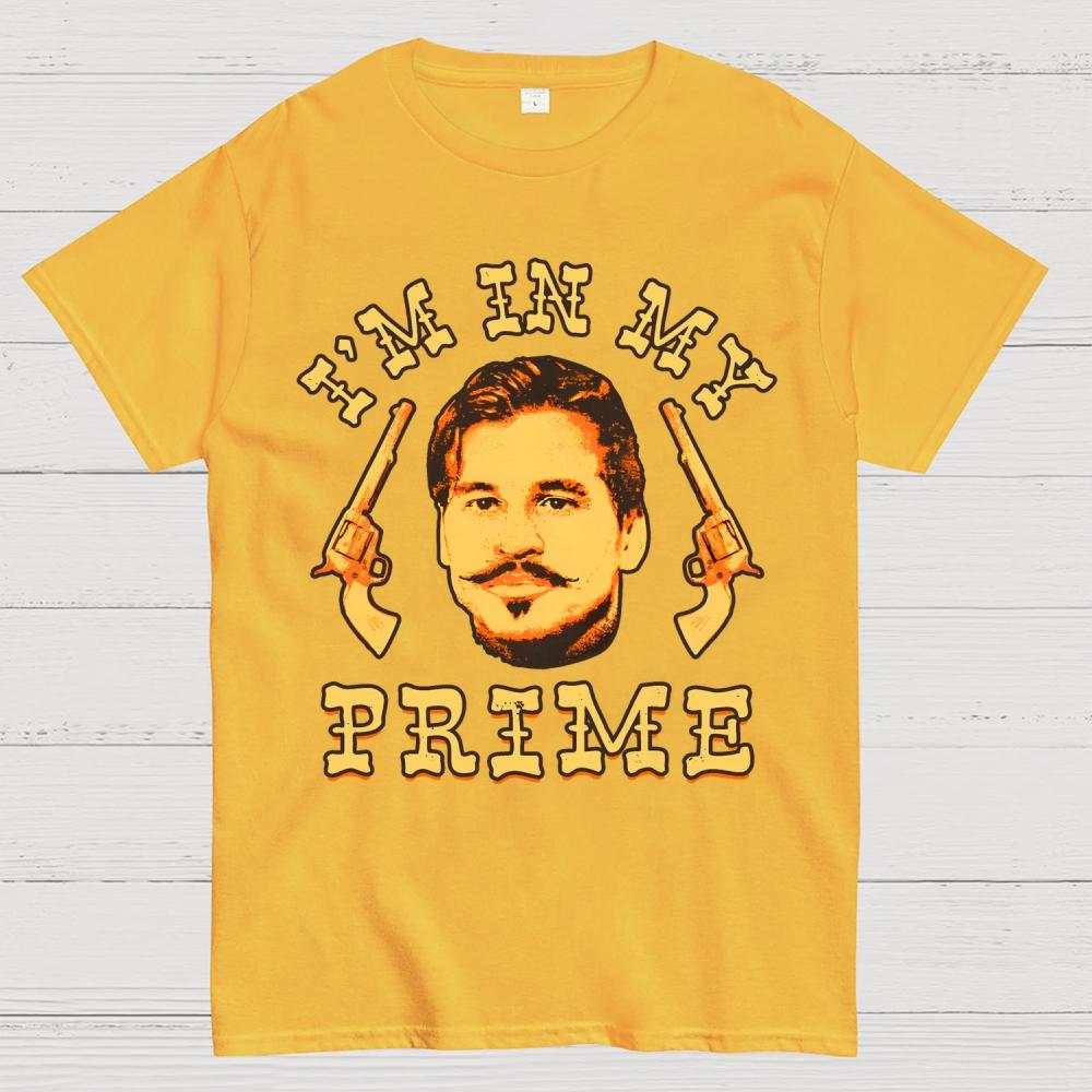 Doc Holliday - I'm in My Prime 100% Cotton Summer Casual Cool Loose T-Shirt