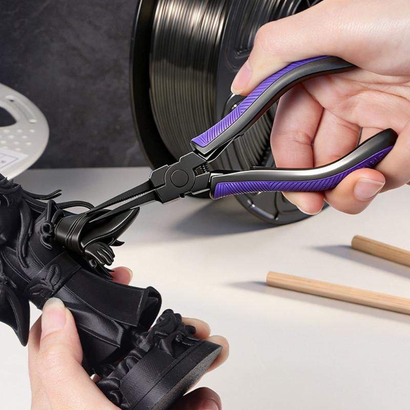 High Hardness Flat Nose Plier 3D Printing Support Removal Pliers Ergonomic Grip For Safe And Efficient Model Detailing