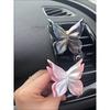 Butterfly Car Air Conditioning Vent Aroma Diffuser Decoration Ornament Exquisite Flower Fragrance Diffuser Stone Car Interior Accessory