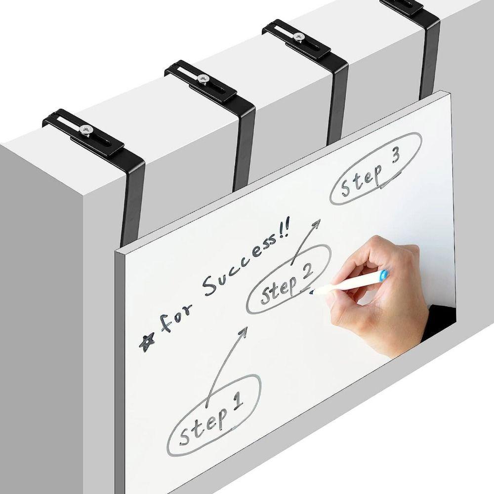 4Pcs Iron Partition Hanger Flexible Door Storage Hooks Cubicle Wall Hooks Potted Plants