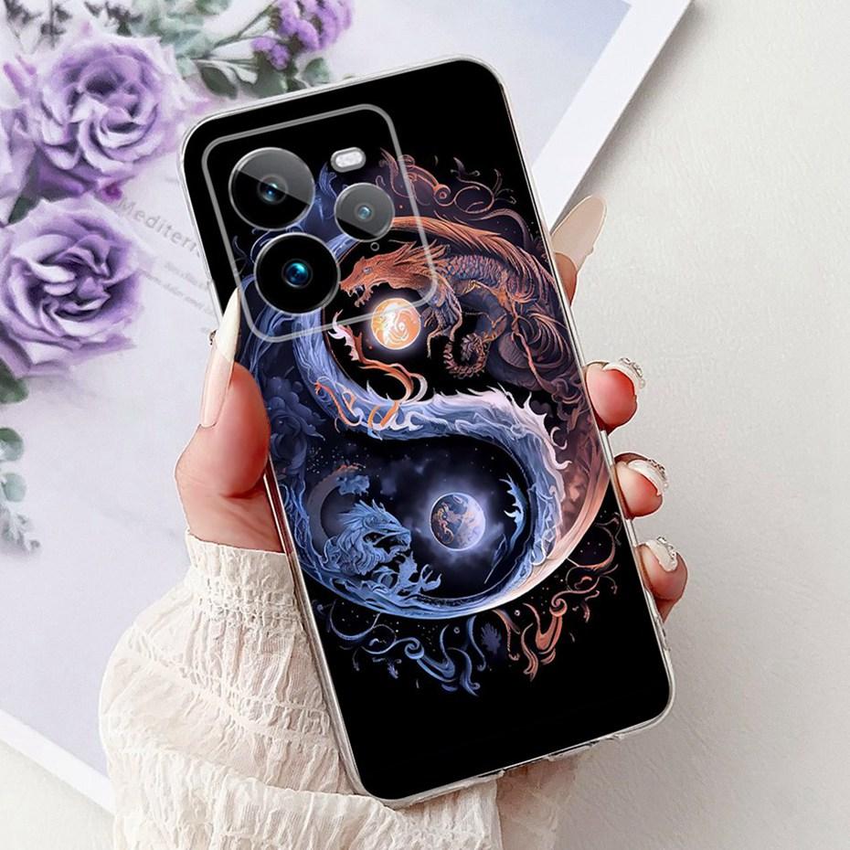 Fashion Painting Case For Realme GT 7 Pro 7T Soft Silicone TPU Phone Cases For Realme GT7 GT7T 7Pro 5G Covers Bumpers