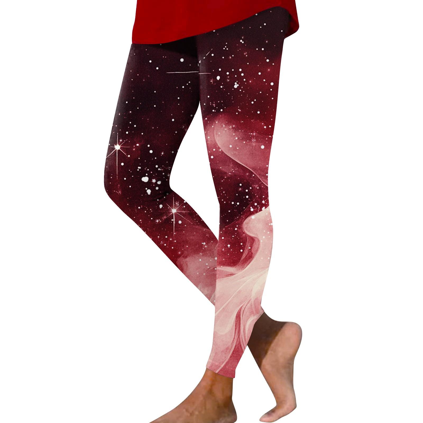 

Женские модные облегающие эластичные повседневные брюки для йоги с принтом и эластичной талией XL