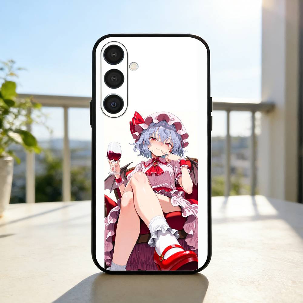 Epc TouHou Project Flandre Scarlet Phone Case For Samsung A73,A21s,A22,A31,A32,A52,A53,A71,A80,Soft Black Shell