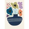 Bright Modern Plant And Flower Minimalist Poster Abstract Vase Leaves Prints Canvas Painting Wall Picture Home Living Room Decor