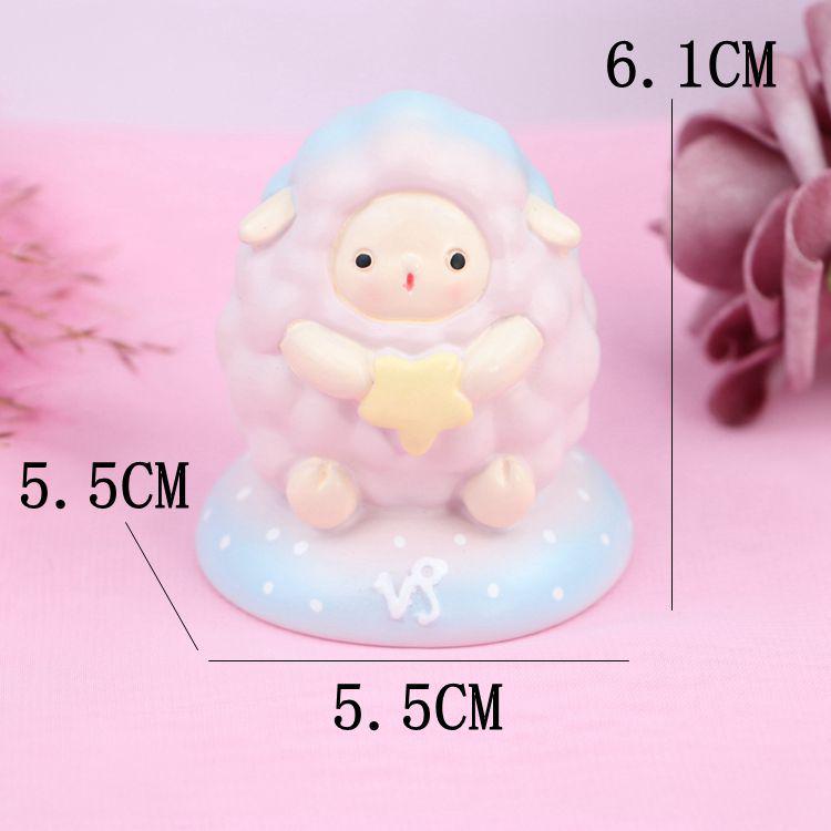 Creative Cartoon Zodiac Cake & Car Decoration Ornament for Kids