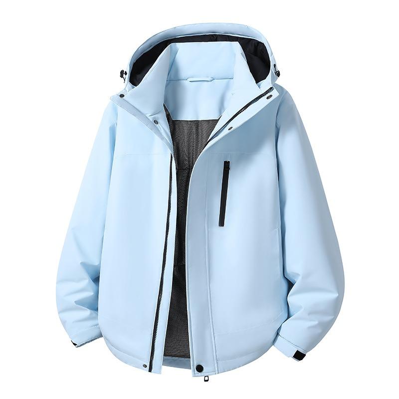 OO Cotton-added Jackets, Men's and Women's Cotton-padded Clothes, Winter Heat-sealing Pressure Glue Outdoor Waterproof Couple Cotton-padded Clothes
