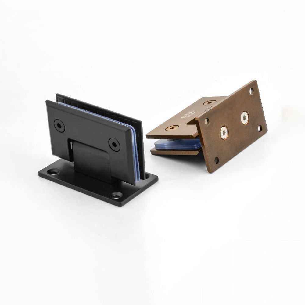 90°/135°/180° Glass Door Bracket Clip Stainless Steel Door Hardware Bathroom Door Hinges  Bathroom