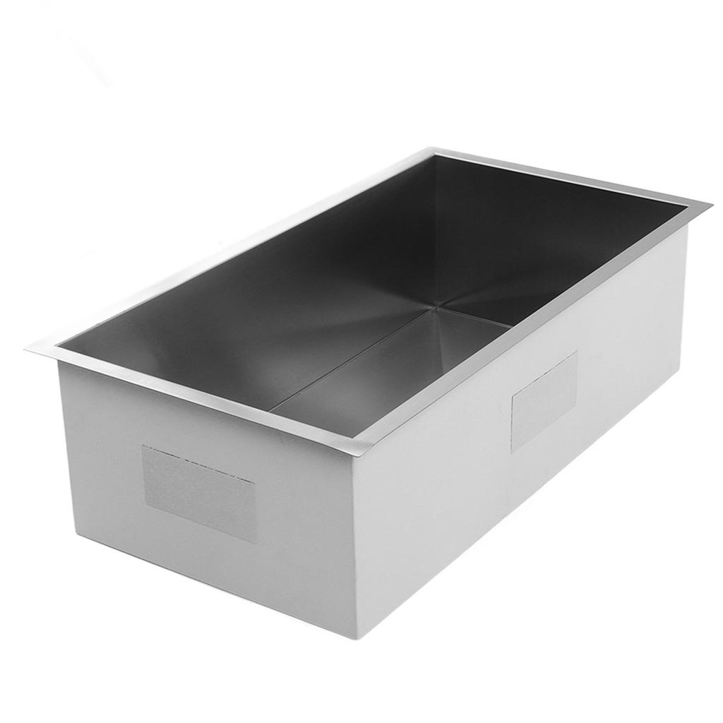 Undermount Sink L780 W430 H230mm 304 Stainless Steel 90mm Outlet Kitchen Sink for RV Yacht Boat