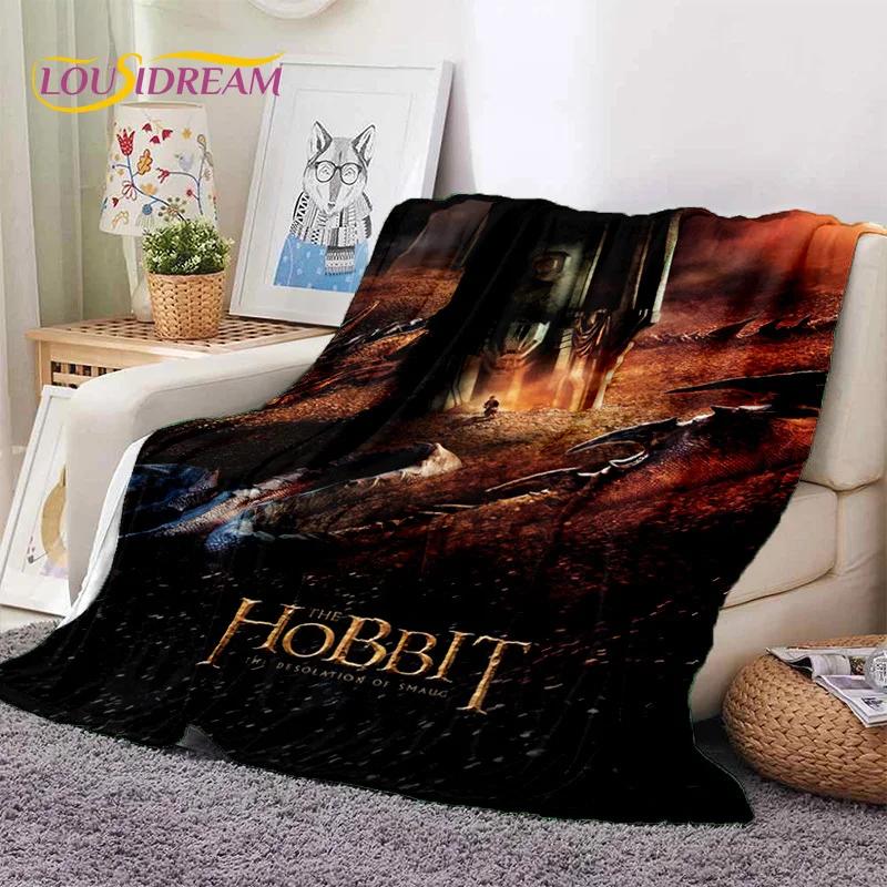 L-Lord of The Rings H-Hobbit Movie Soft Flannel Blanket for Beds Bedroom Sofa Picnic,Throw Blanket for Outdoor Leisure Nap Gift