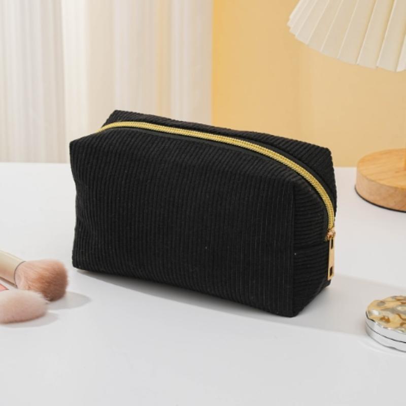 

Plush Makeup Bags With Handle Soft Travel Cosmetic Storage Bag Portable Love Print Organizer Pencil Case Cute Clutch Pouch