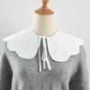 White Shirt Detachable Collar Shawl for Women Fake Collar Autumn Fuax Cols Sweater Shoulder Wraps False Collar for Ladies