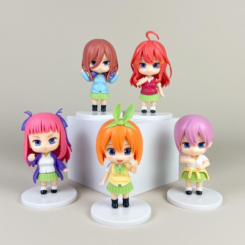 Anime Miku Figures The Quintessential Quintuplets Nino Itsuki Statues Cute Ichika Yotsuba Action Figurine Decor Desk Accessories