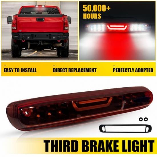 LED 3rd Cargo Brake Third Fit Light Silverado 1500 Chevy 3500HD 2500HD 2007-2013