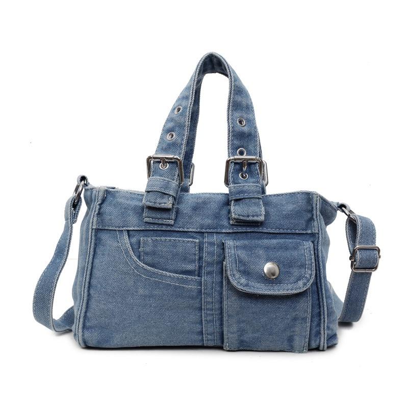 Commuter bag women's new urban simple portable small square bag shoulder messenger bag