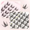 Wispy Manga Eyelash Clusters Natural Anime Individual Lashes 60/100Pcs Fairy Lash Clusters
