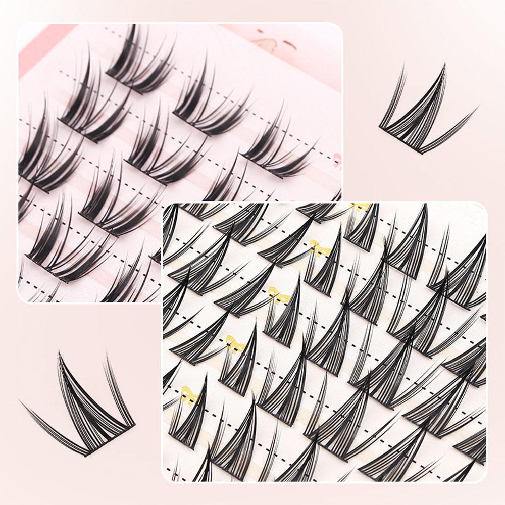 Wispy Manga Eyelash Clusters Natural Anime Individual Lashes 60/100Pcs Fairy Lash Clusters