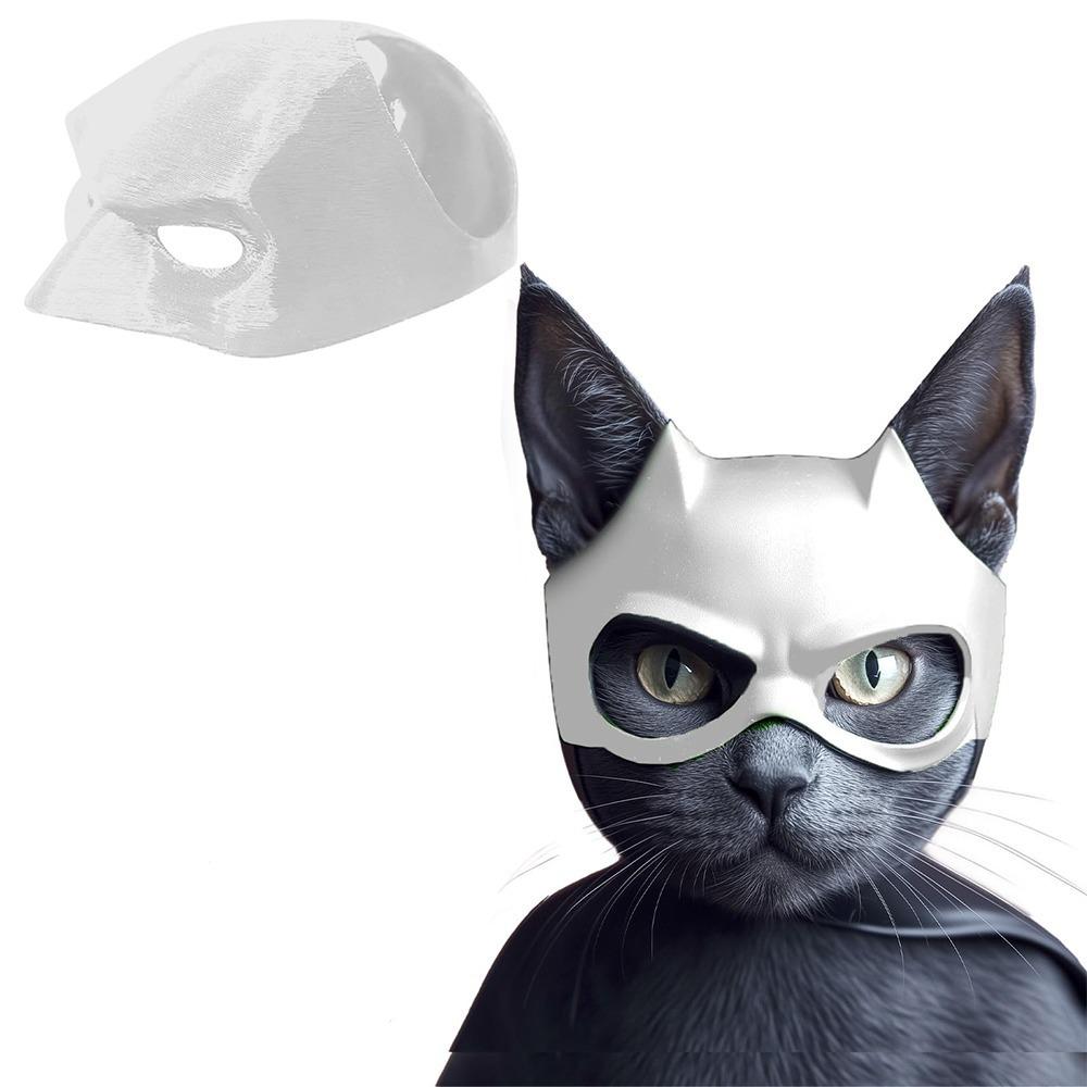 Cosplay Kostümzubehör Fledermaus Katze Avenger Maske Schwarze Spinnennetz Katzenmaske für Katzen und Hunde
