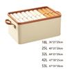 Foldable Clothing Storage Box Separation Wardrobe Clothes Storage Box  Household