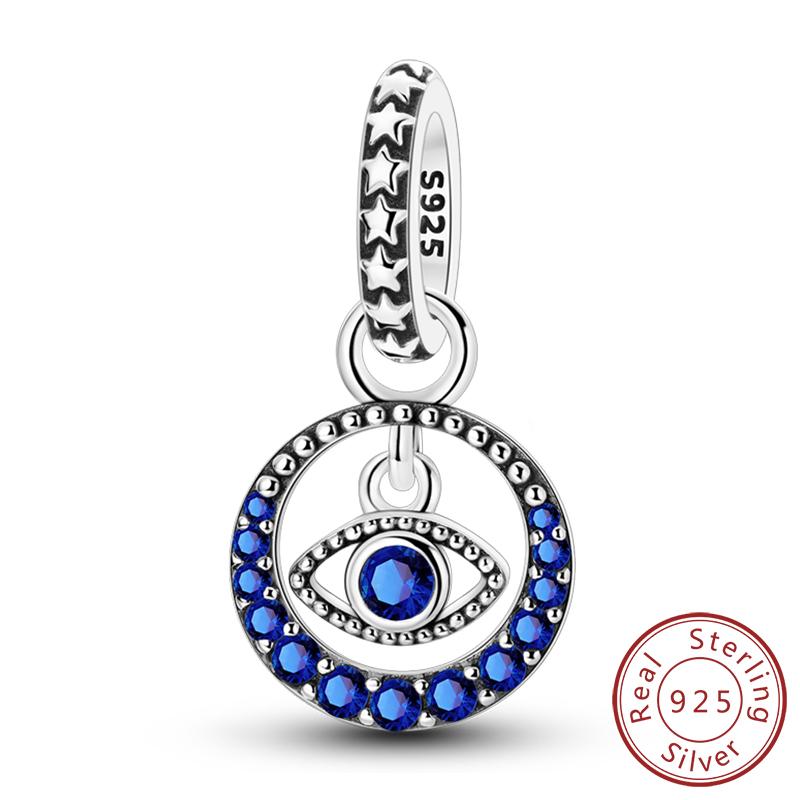 Copper Charms Beads Devil'S Eye Cross Angel Charms Fit Original Charms Bracelets Pendants Fine Diy Jewelry Making For Women