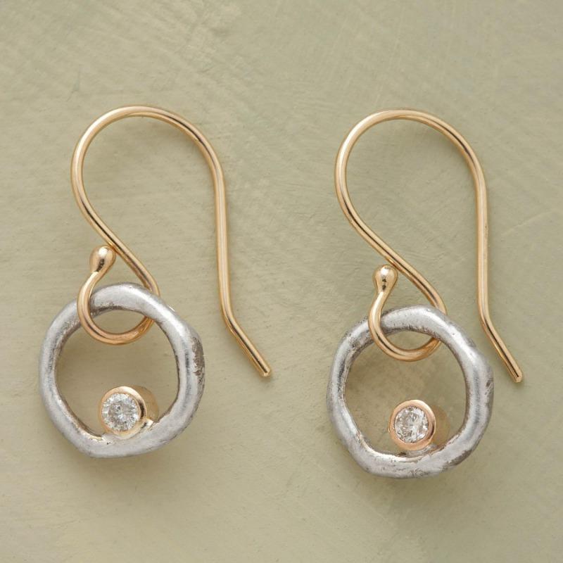 Fashionable and Minimalist Design Copper Color Geometric Pendant Earrings, Women s Retro and Trendy Holiday Party Accessories