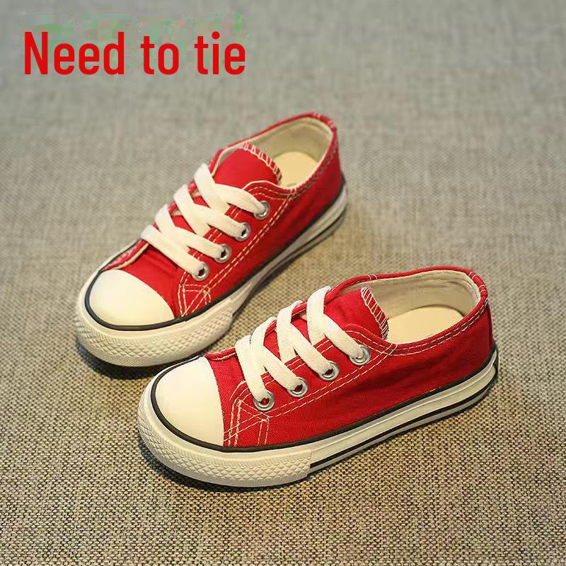 Girls' 2023 Autumn Canvas Shoes - Korean Style, Flat, Casual, Trendy, All-Match, White.