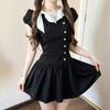 Polka Dot Daughter Sweet French Polka Dot Dress Summer Niche Design New Waist and Thin Dress Women