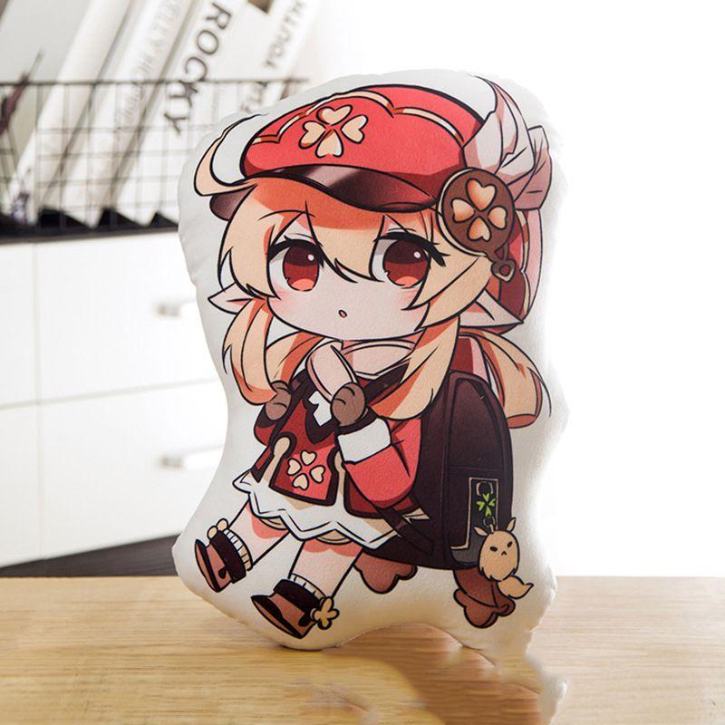 Genshin Impact 45cm Plush Doll Cushion Featuring Cozy Characters For Home Decor