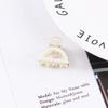 Geometric Love Heart Zinc Zinc Alloy Gift Pearl Women Hairpin Small Crab Clip Hair Accessories Bow Hair Claw