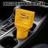 Square Cup Holder Expander for Car, Milk Crate Cup Holder, Anti-Slip Large Drink Stabilizer, Universal Vehicle Spill Proof Organizer for Truck SUV