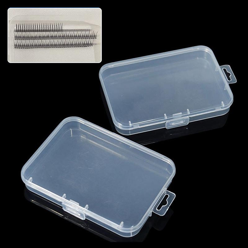 Rectangular Transparent Pp Empty Box For False Eyelashes Jewelry Dustproof Storage Lash Display Holder Organizer Supplies