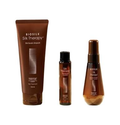 Silk Therapy Línea Seda Queratina — Tratamiento sin Aclarado 60ml / Esencia Ampolla 25ml / Mascarilla Capilar Ampolla 150ml (10 opciones)