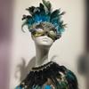 Venetian Feather Masquerade Half Face Masks Roman Antique Mask for Woman Prom Ball Party Gothic Halloween Costume Accessories