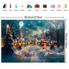 Christmas background fabric  holiday and winter activities  family gatherings and decorations  Christmas decorations