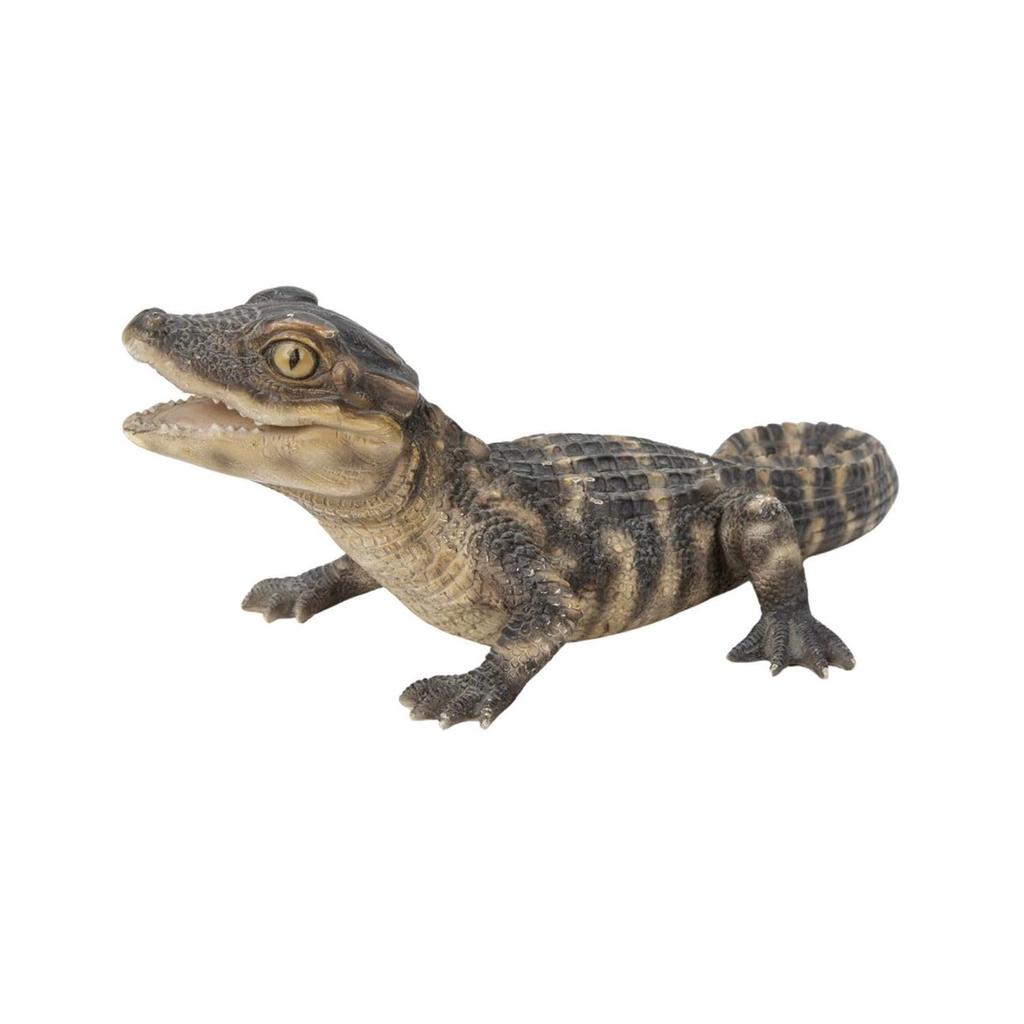 Ubia Baby Crocodile 25.5 X 12.6 X 8.5 Cm Doll Figurine Ornament Animal Garden Decoration Crocodile H14049