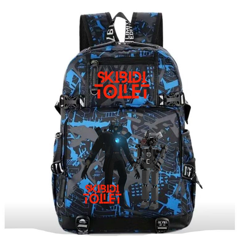 Printed primary and secondary school students backpack travel bag