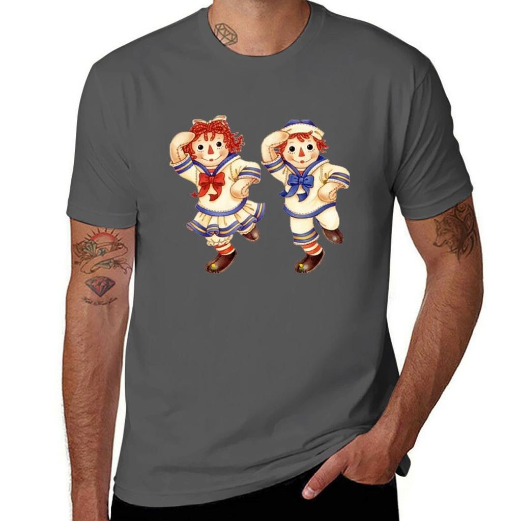 Raggedy Ann And Andy Tshirt Big And Tall Crew Neck Tee
