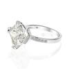 Tancise Jewelry Zircon Ring 11*11 White G Ice Flower Cut Diamond Wedding Ring Women Set Silver Ring.