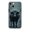 Phone Case For iPhone 17 Cases iPhone Air 16 15 12 13 14 Pro Max 7 8 Plus 16Pro iPhone11 Clear Soft Cover Bull Animal