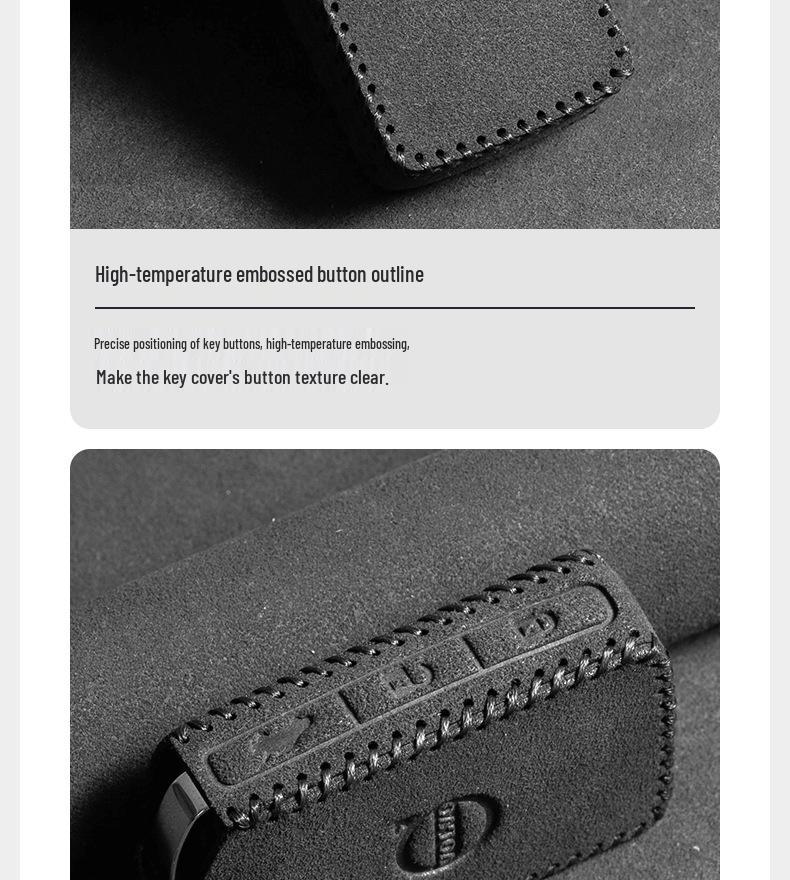 Volvo XC60/S90/XC40/XC90 Key Cover for Men & Women – Premium Case with Buckle & High-end Rope