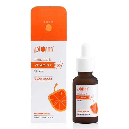 Sérum visage à 15 % de vitamine C et à la mandarine (30 ml)-prune