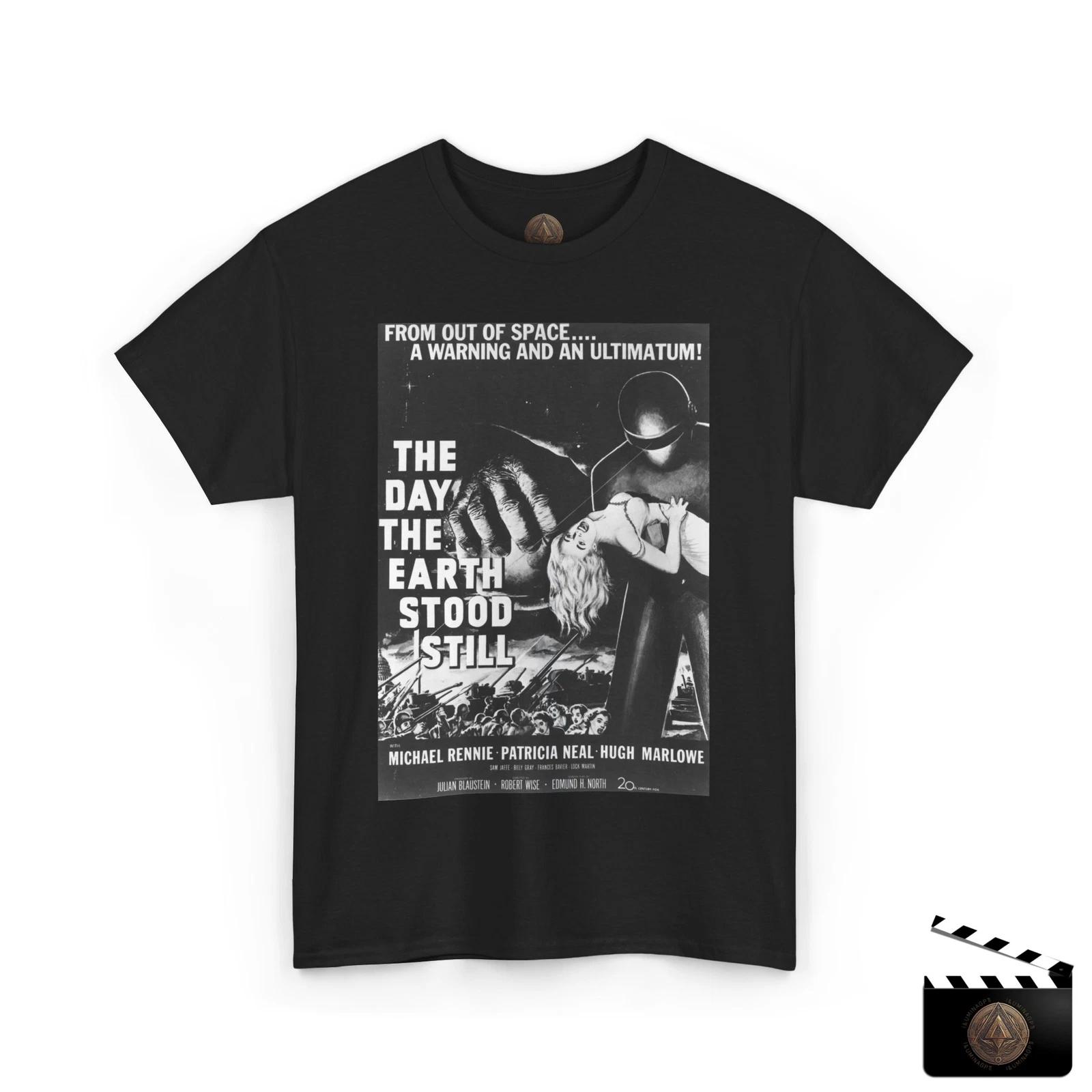 

The Day The Earth Stood Still Movie Poster Vintage T shirt For Men & Women S