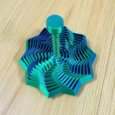 3D Baskı Fraktal Fidget Yıldız Model Geometrik Tasarım Genişletilmiş Görsel İllüzyon Altıgen Yaratıcılık S/M/L Anksiyete Önleyici
